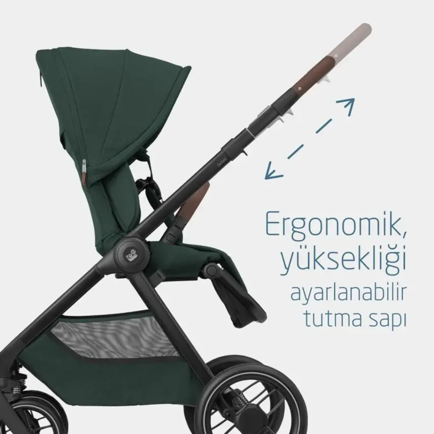 Maxi-Cosi Oxford Çift Yönlü Travel Sistem-Seyahat Sistem Bebek Arabası Twillic Green  - 14