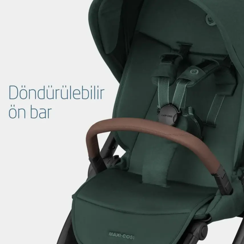 Maxi-Cosi Oxford Çift Yönlü Travel Sistem-Seyahat Sistem Bebek Arabası Twillic Green  - 12