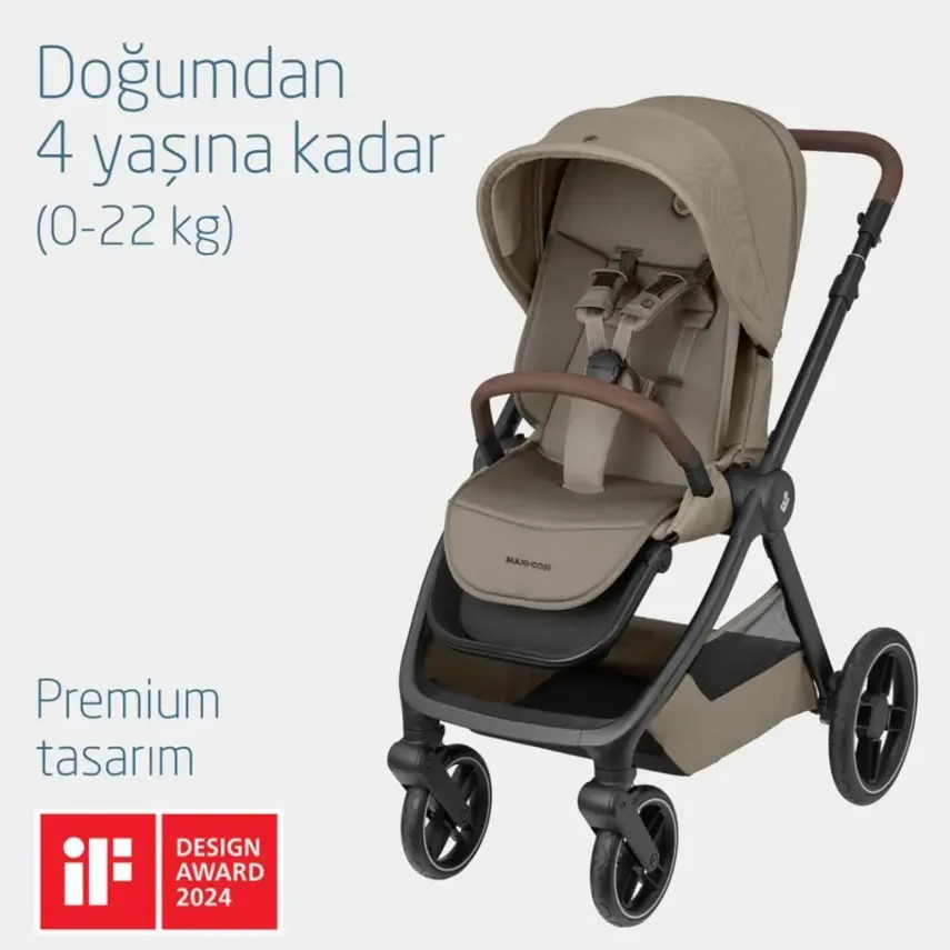Maxi-Cosi Oxford Çift Yönlü Travel Sistem-Seyahat Sistem Bebek Arabası Twillic Truffle - 6