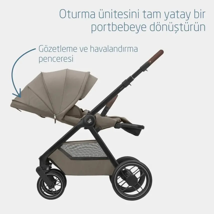 Maxi-Cosi Oxford Çift Yönlü Travel Sistem-Seyahat Sistem Bebek Arabası Twillic Truffle - 12