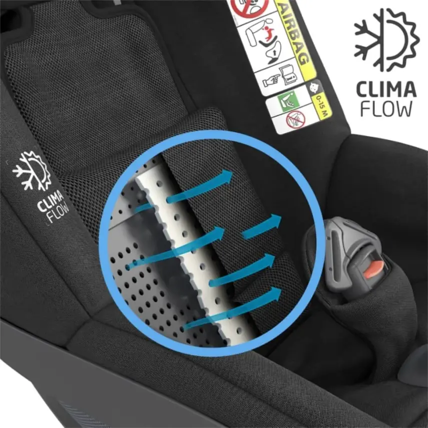 Maxi Cosi Pearl 360° Dönebilen Oto Koltuğu 9-18 Kg Authentic Black - 4
