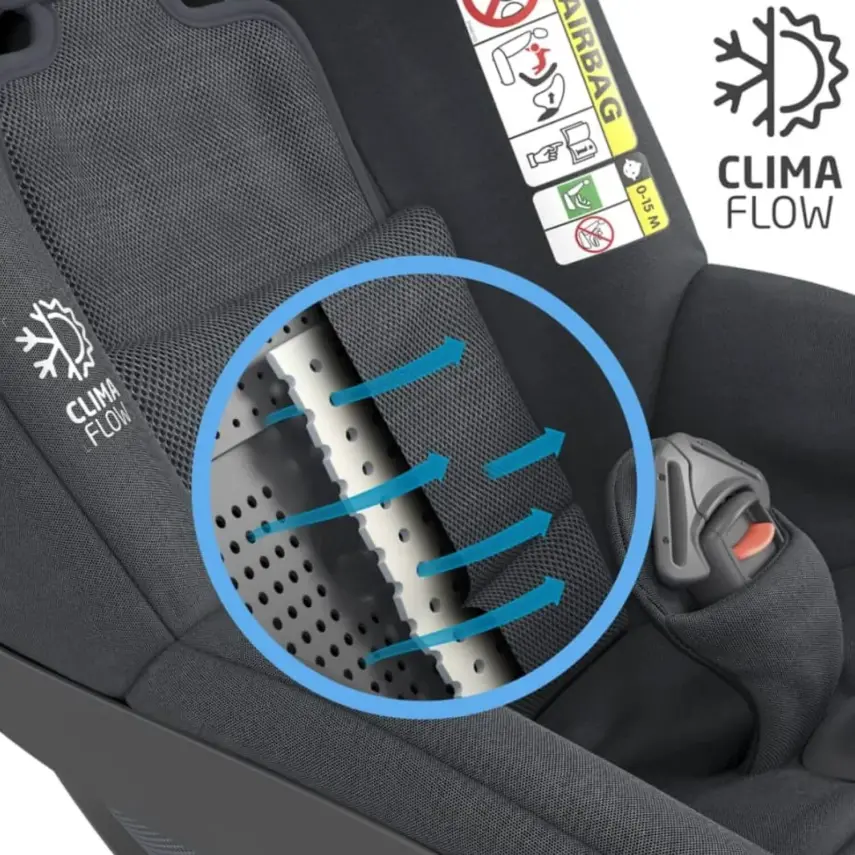 Maxi Cosi Pearl 360° Dönebilen Oto Koltuğu 9-18 Kg Authentic Graphite - 12