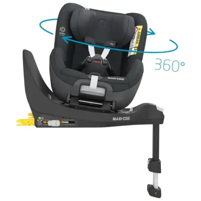 Maxi Cosi Pearl 360° Dönebilen Oto Koltuğu 9-18 Kg Authentic Graphite - 18