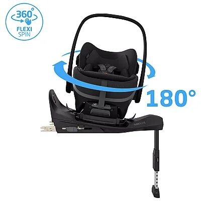 Maxi-Cosi Pebble Slide Pro Tam Yatabilen 0-13 Kg Ana Kucağı ve Oto Koltuğu Black (1)