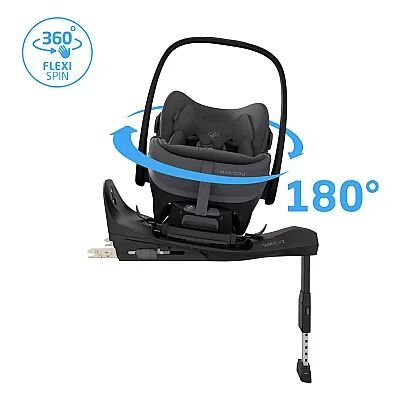 Maxi-Cosi Pebble Slide Pro Tam Yatabilen 0-13 Kg Ana Kucağı ve Oto Koltuğu Graphite (1)