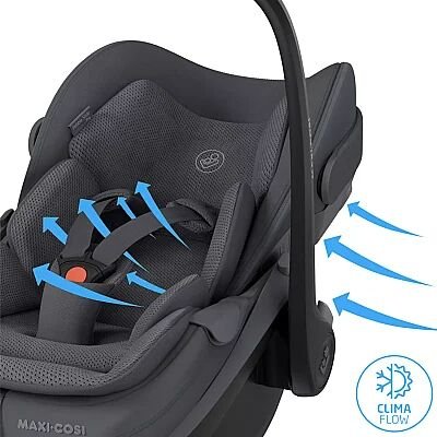Maxi-Cosi Pebble Slide Pro Tam Yatabilen 0-13 Kg Ana Kucağı ve Oto Koltuğu Graphite - 9