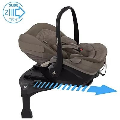 Maxi-Cosi Pebble Slide Pro Tam Yatabilen 0-13 Kg Ana Kucağı ve Oto Koltuğu Truffle - 6