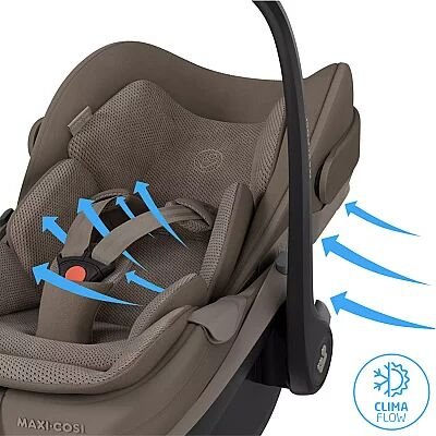Maxi-Cosi Pebble Slide Pro Tam Yatabilen 0-13 Kg Ana Kucağı ve Oto Koltuğu Truffle - 9