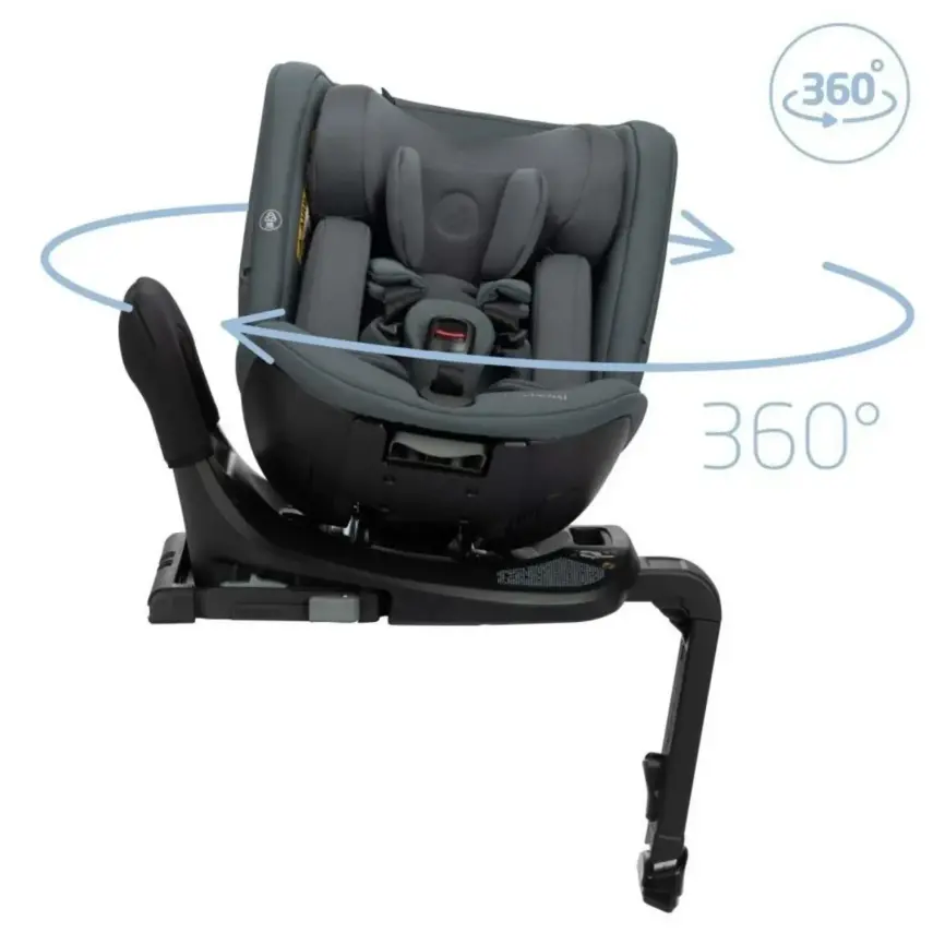 Maxi-Cosi Spinel 360 S Derece Dönebilen Yatabilen İsofix'li 0-36 Kg Oto Koltuğu Authentic Graphite - 1