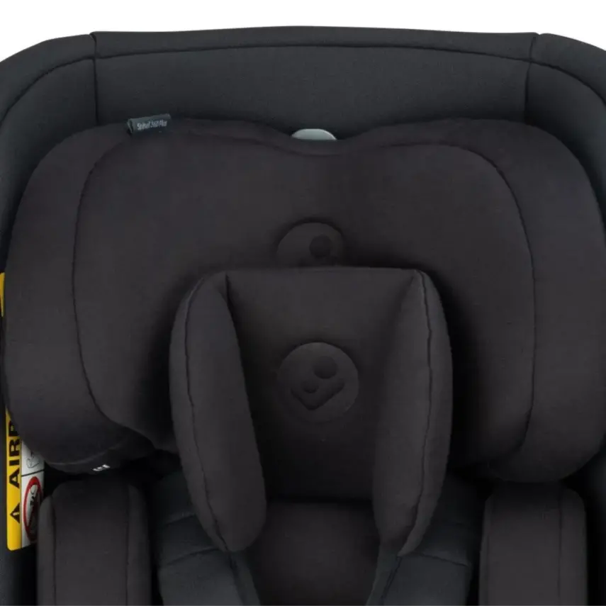 Maxi-Cosi Spinel Plus i-Size Dijital Göstergeli 360 Dönebilen Yatabilen Isofix'li 0-36 kg Oto Koltuğu Authentic Black - 4