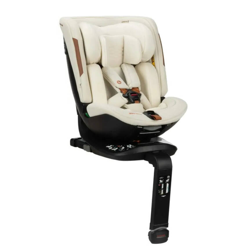 Maxi-Cosi Spinel Plus i-Size Dijital Göstergeli 360 Dönebilen Yatabilen Isofix'li 0-36 kg Oto Koltuğu Ivory - 1