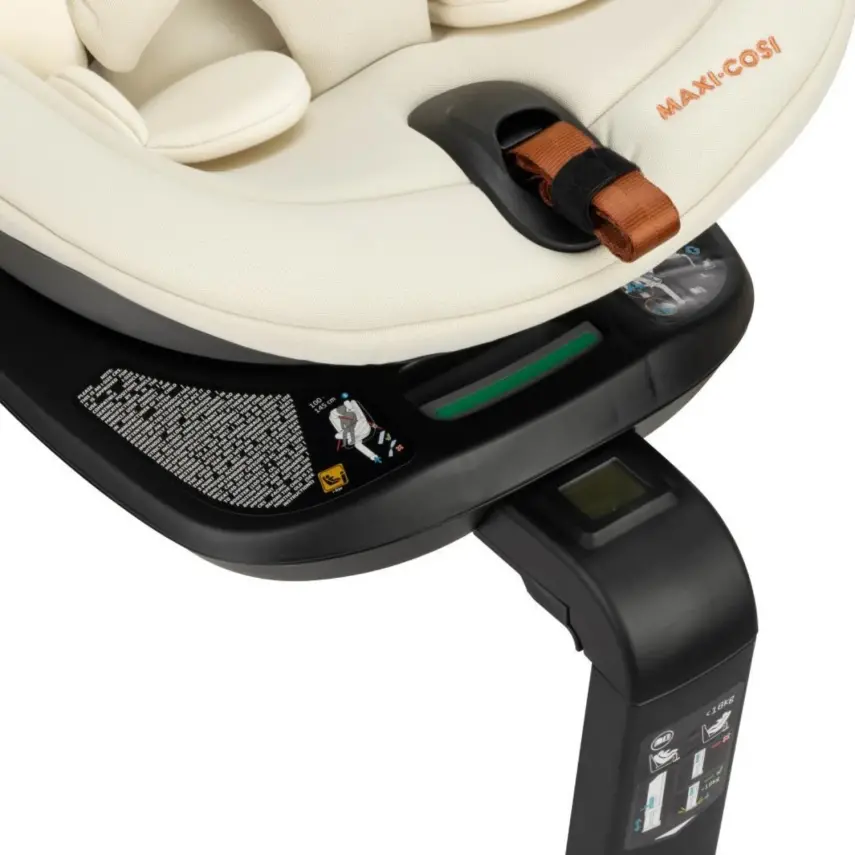 Maxi-Cosi Spinel Plus i-Size Dijital Göstergeli 360 Dönebilen Yatabilen Isofix'li 0-36 kg Oto Koltuğu Ivory - 6