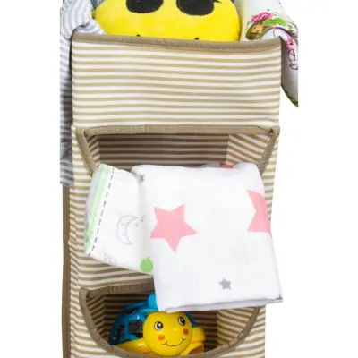 Maya Home Beşik Organizer Mia Kahve (1)
