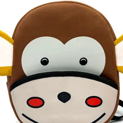 Maymun Figürlü Çocuk Sırt Çantası  - 3