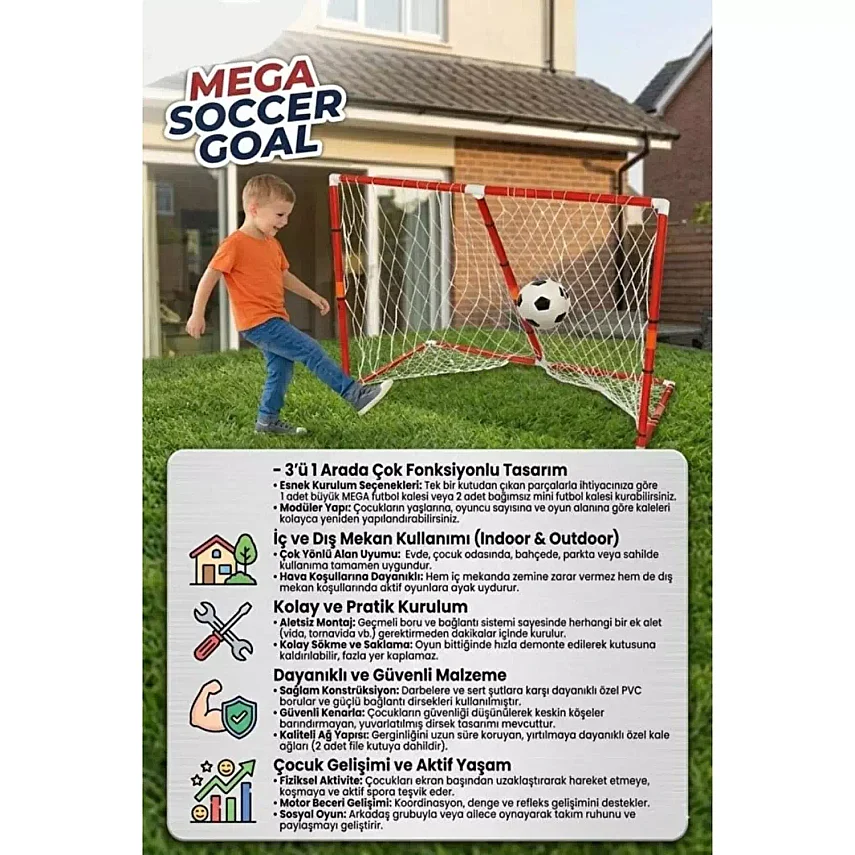 Mega Soccer Kale 3in1 Oyun Seti - 4