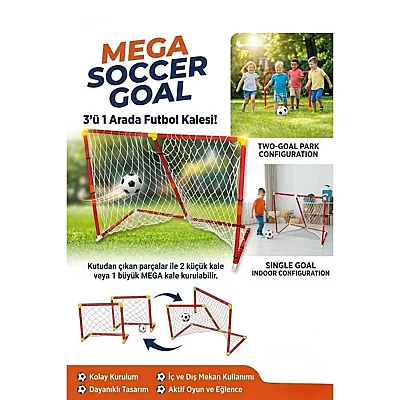 Mega Soccer Kale 3in1 Oyun Seti - 7