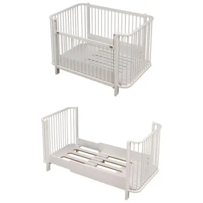 Meltem Kids Bambino Büyüyen Beşik Beyaz - Kuzulu - 5