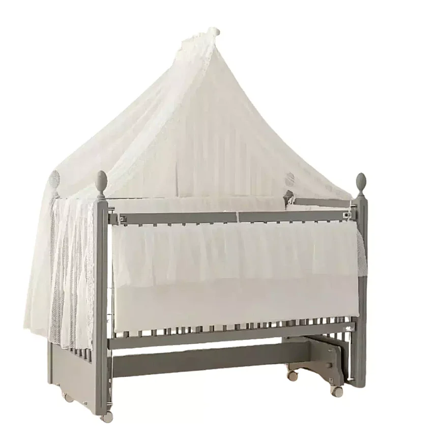 Meltem Kids Kral Beşik 60X120 Cm Gri - 1