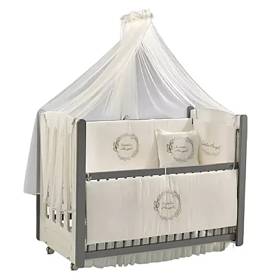 Meltem Kids Mia Beşik 60X120 Gri-Angel