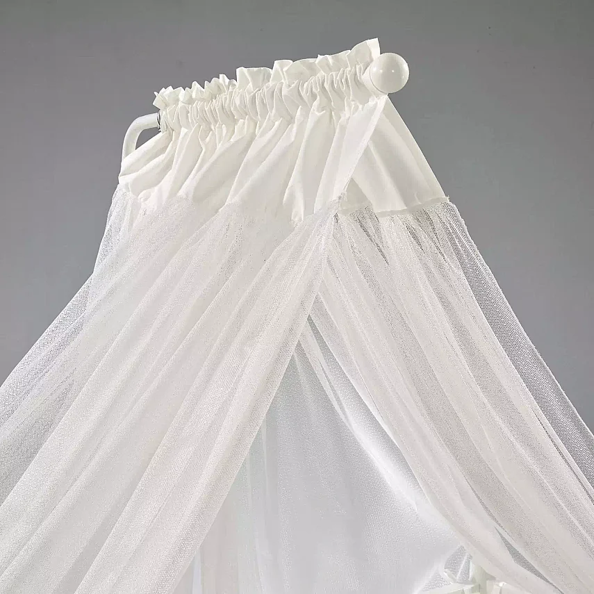 Meltem Kids Mondo Beşik 60x120 cm Beyaz İncili Krem - 5