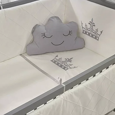 Meltem Kids Mondo Beşik 60x120 cm Gri Mondo Gri - 3