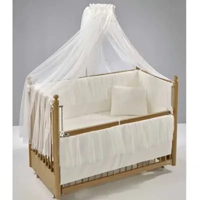 Meltem Kids Mondo Beşik 60X120 Cm Natural Ekru (1)