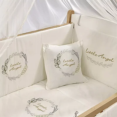 Meltem Kids Mondo Beşik 60x120 cm Naturel Little Angel - 3