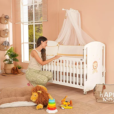 Meltem Kids Sweet Lion Beşik Beyaz (1)