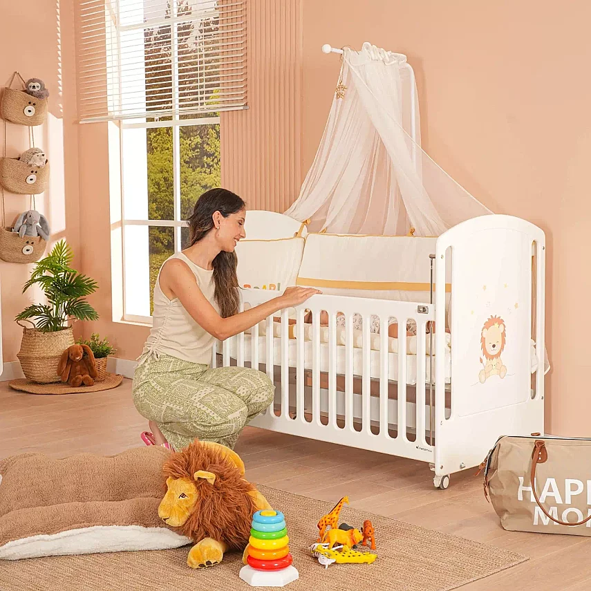 Meltem Kids Sweet Lion Beşik Beyaz - 2
