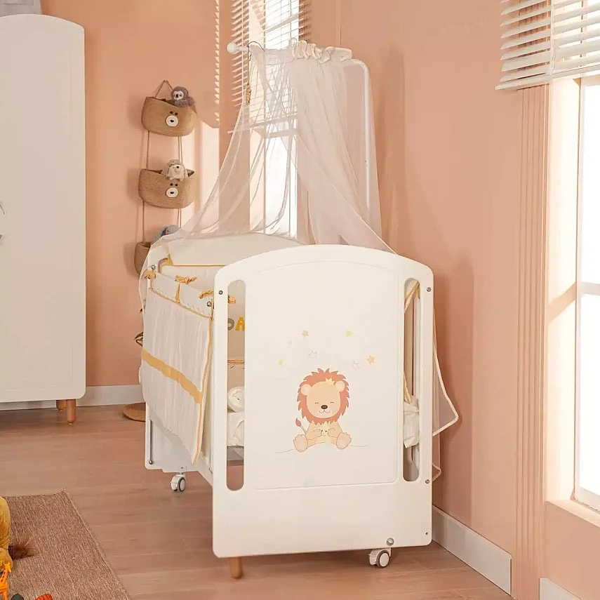 Meltem Kids Sweet Lion Beşik Beyaz - 4