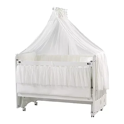 Meltem Kids Woody Beşik 60x120 cm Beyaz