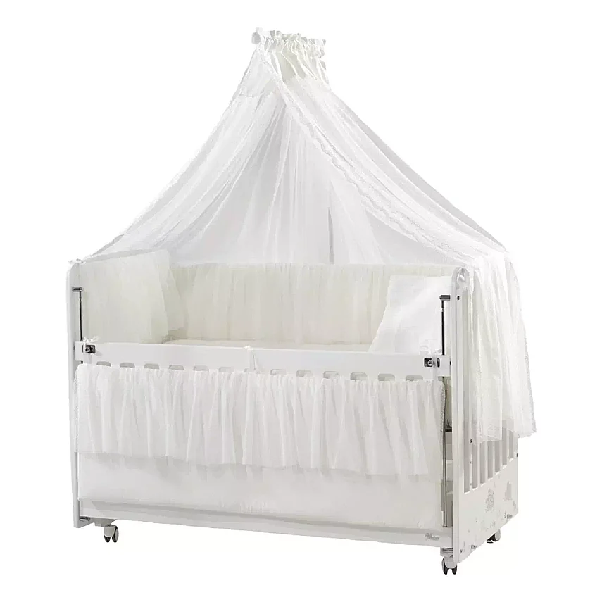 Meltem Kids Woody Beşik 60x120 cm Beyaz - 2