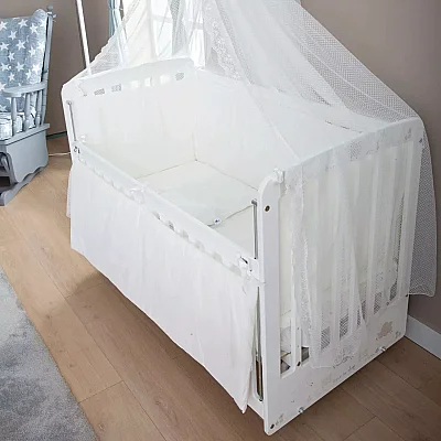 Meltem Kids Woody Beşik 60x120 cm Beyaz - 3