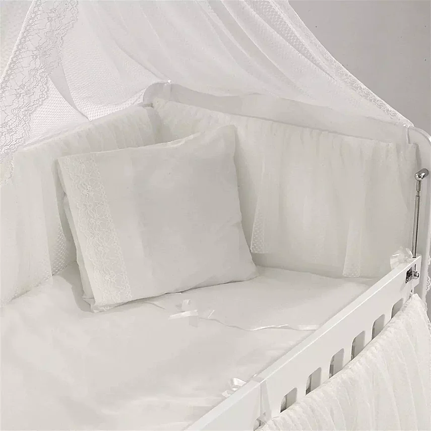 Meltem Kids Woody Beşik 60x120 cm Beyaz - 4