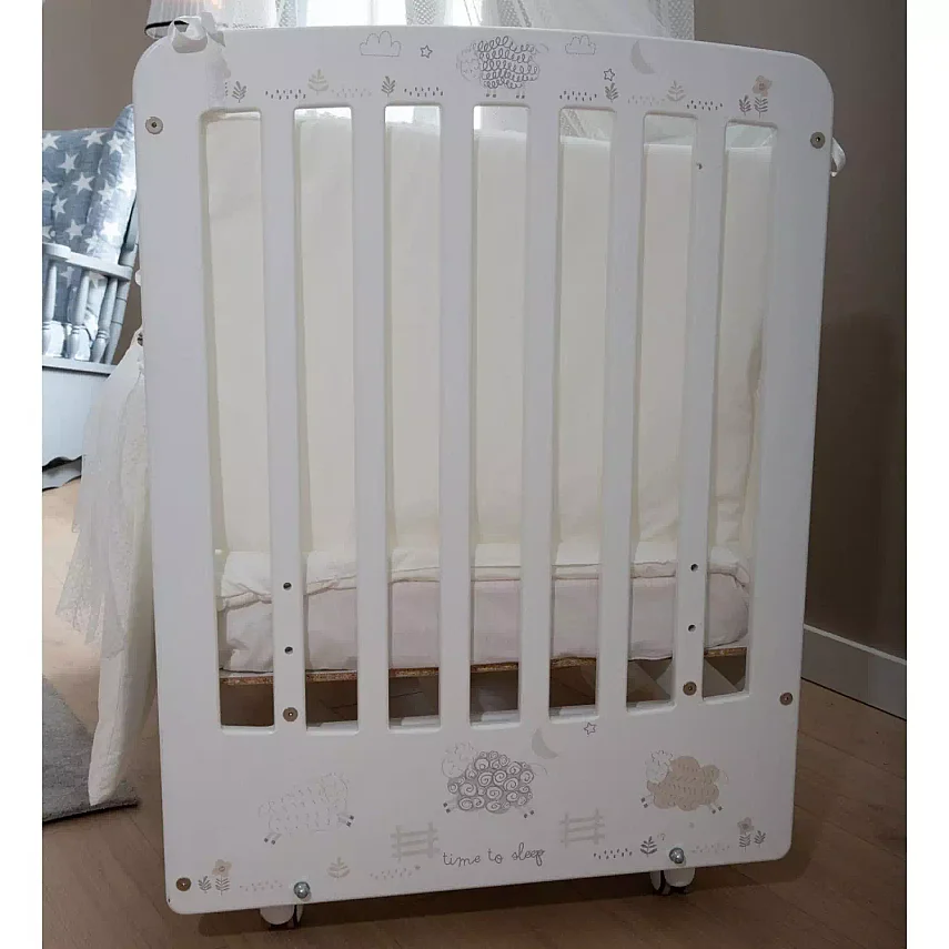 Meltem Kids Woody Beşik 60x120 cm Beyaz - 5