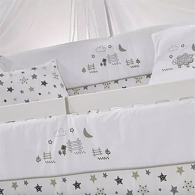 Meltem Kids Woody Beşik 60x120 cm Pretty Beyaz - 3