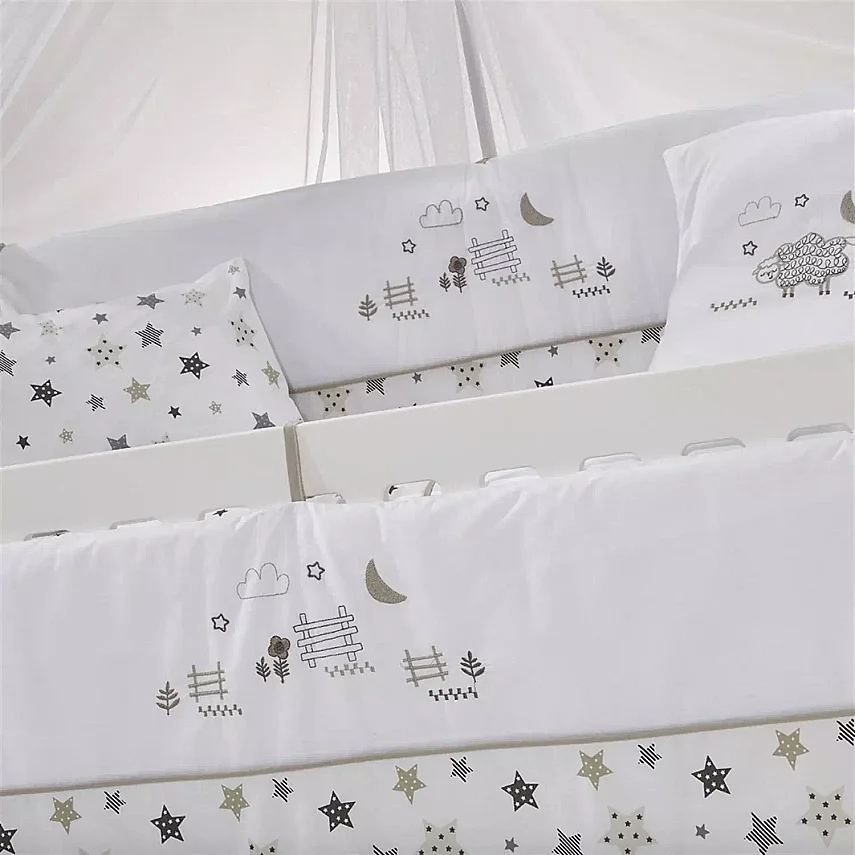 Meltem Kids Woody Beşik 60x120 cm Pretty Beyaz - 3