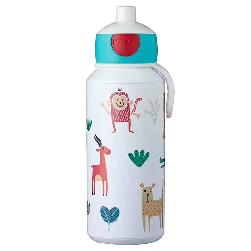 Mepal Pop-up Campus Animal Friends Çocuk Suluk 400 ml - 1