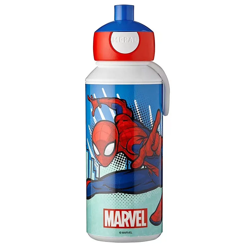 Mepal Pop-up Campus Çocuk Suluk Spiderman 400 ml - 1