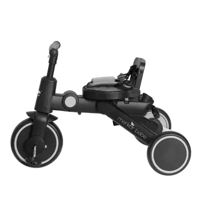 Merkür Bebe 9in1 Hawk Üç Tekerlekli Bebek ve Çocuk Bisikleti Gri - 7