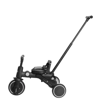 Merkür Bebe 9in1 Hawk Üç Tekerlekli Bebek ve Çocuk Bisikleti Gri - 4