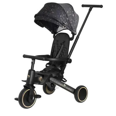 Merkür Bebe 9in1 Hawk Üç Tekerlekli Bebek ve Çocuk Bisikleti Premium Gold 