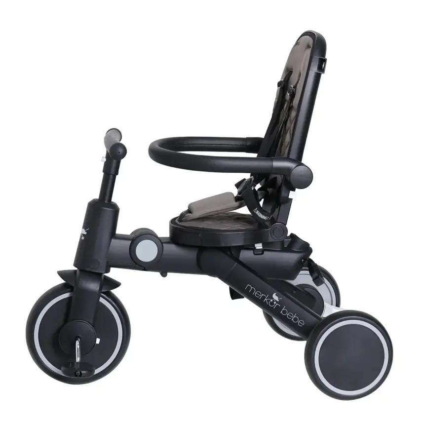 Merkür Bebe 9in1 Hawk Üç Tekerlekli Bebek ve Çocuk Bisikleti Yeşil - 5