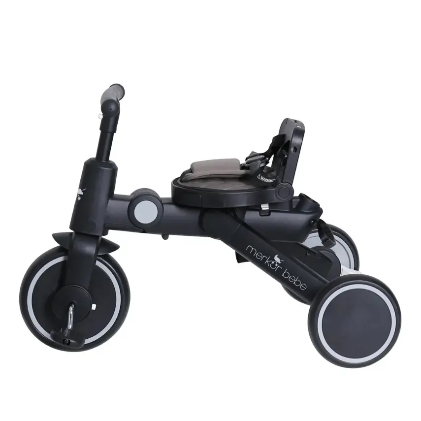 Merkür Bebe 9in1 Hawk Üç Tekerlekli Bebek ve Çocuk Bisikleti Yeşil - 7