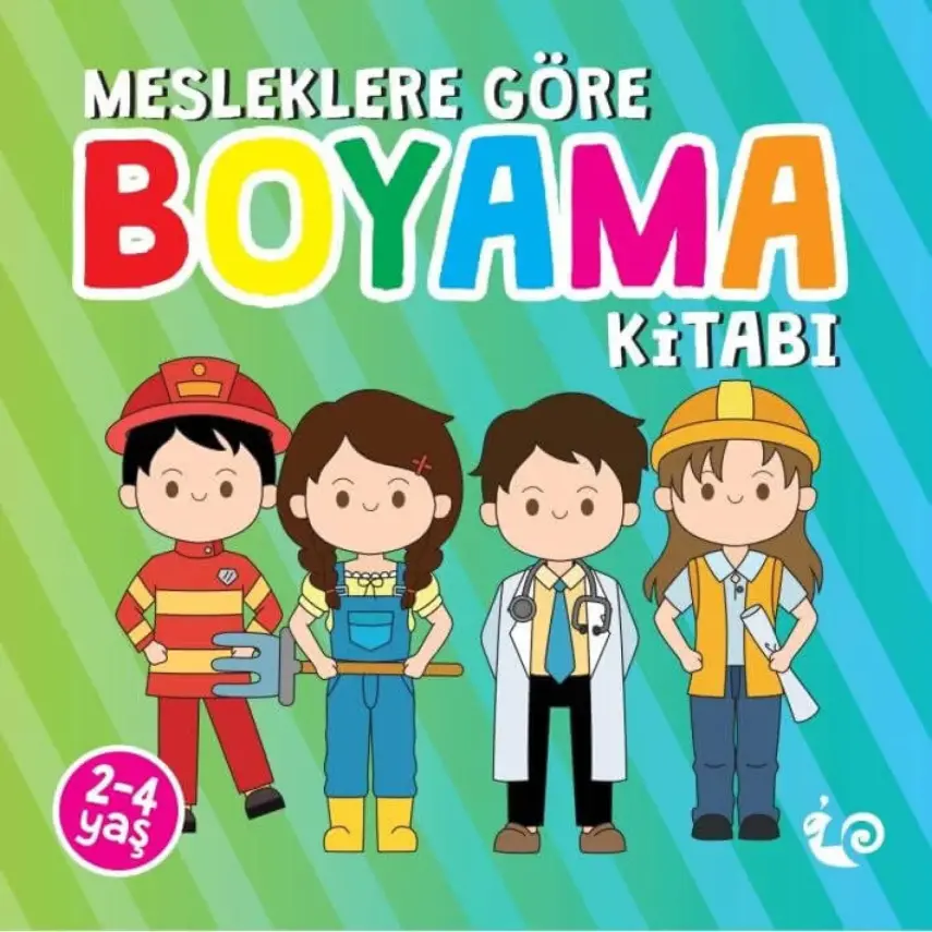 Mesleklere Göre 24 Sayfa Boyama Kitabı - 1
