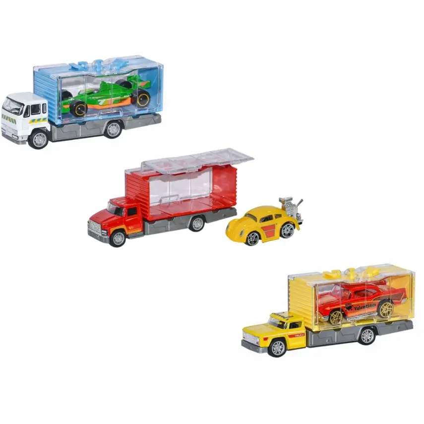 Metal Araba Taşıyan Kamyon - 1