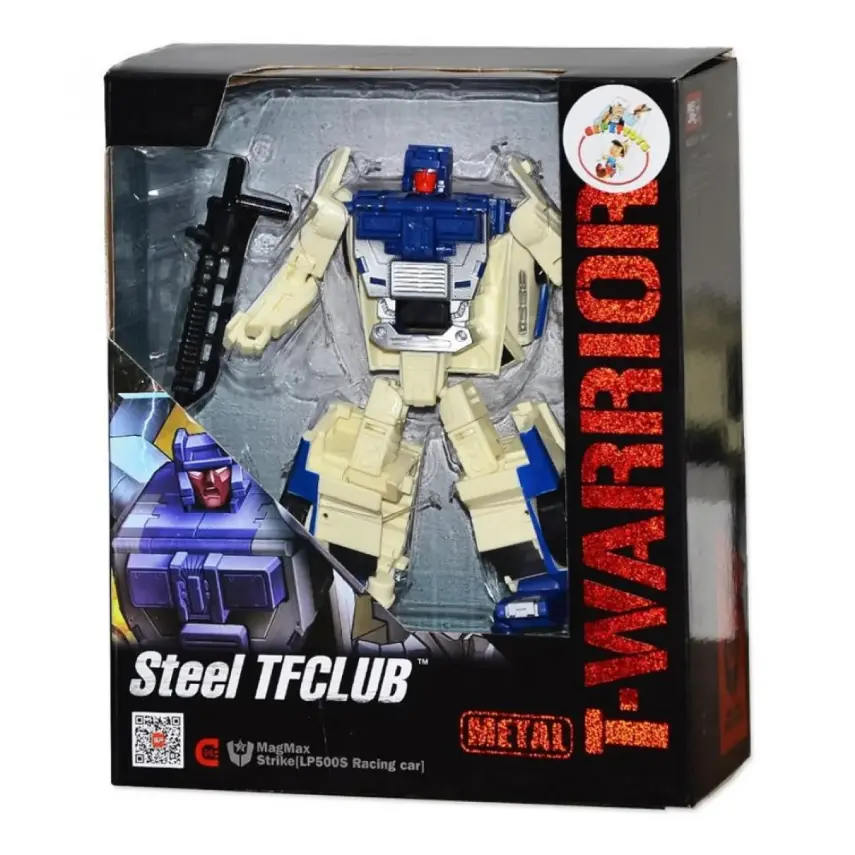 Metal Gövdeli Dönüşen Robot Saucy - Strike - 1