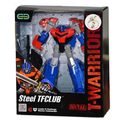 Metal Gövdeli Dönüşen Robot Warrior Commander