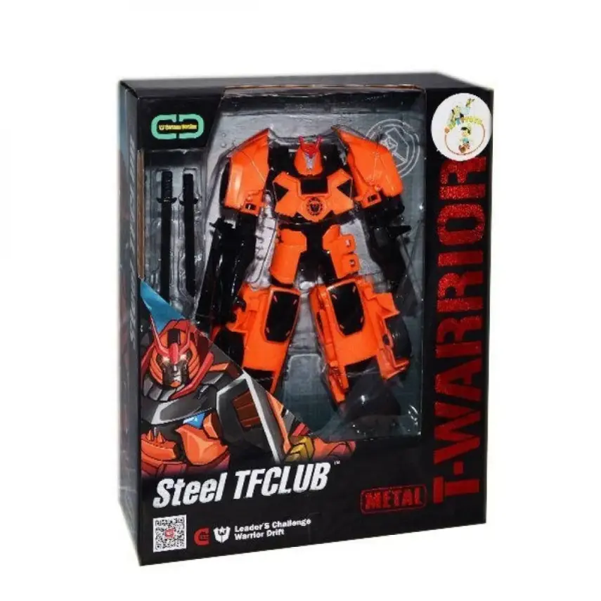 Metal Gövdeli Dönüşen Robot Warrior Drift - 1