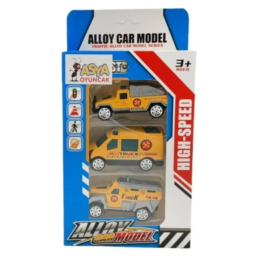 Metal İnşaatAraçları 3lü Kutulu  - 2